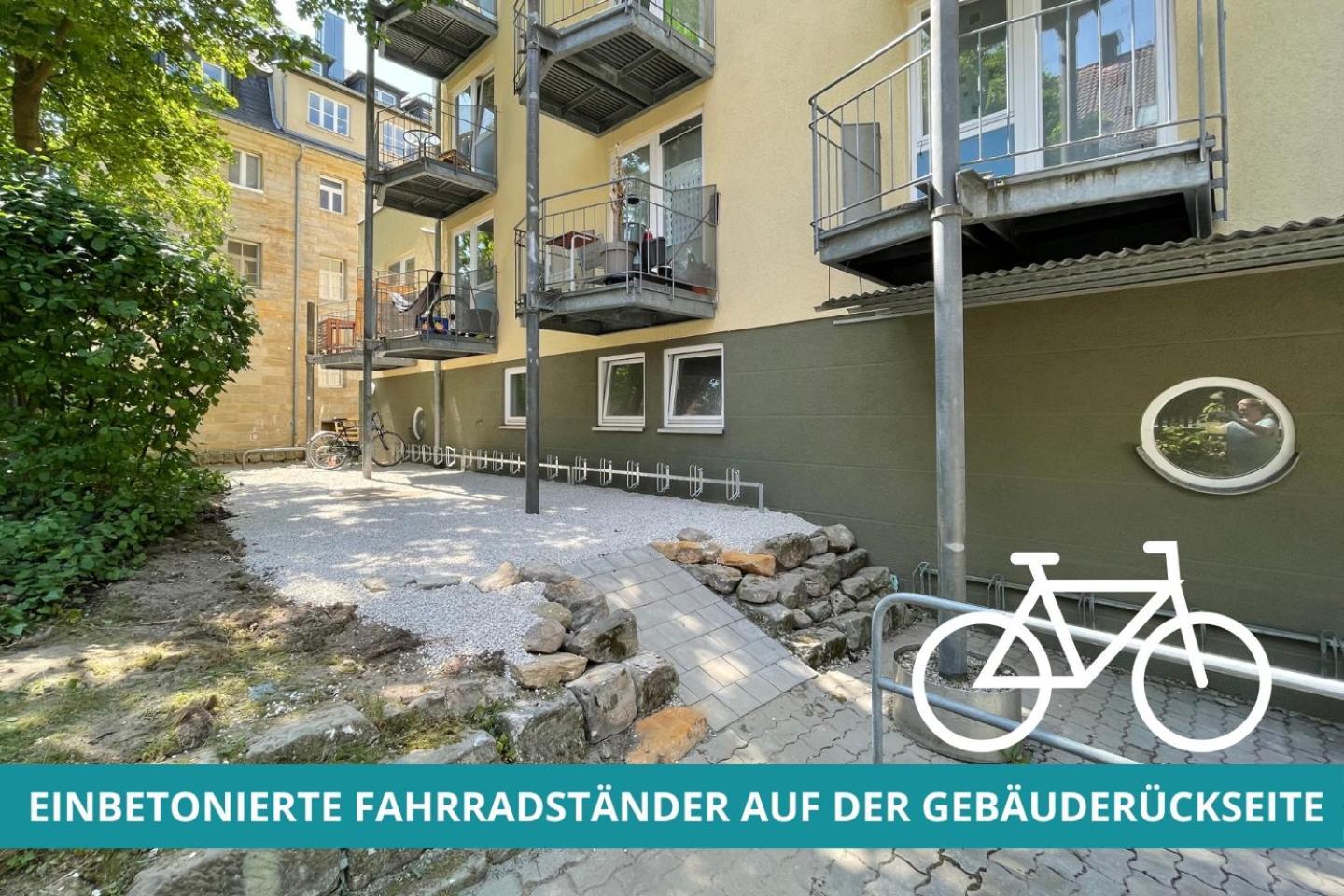 Apt Wahnfried Nr1 - Cityapartment Mit Kueche, Duschbad, Balkon, Parkplatz - Zentral Aber Ruhig Bayreuth Luaran gambar