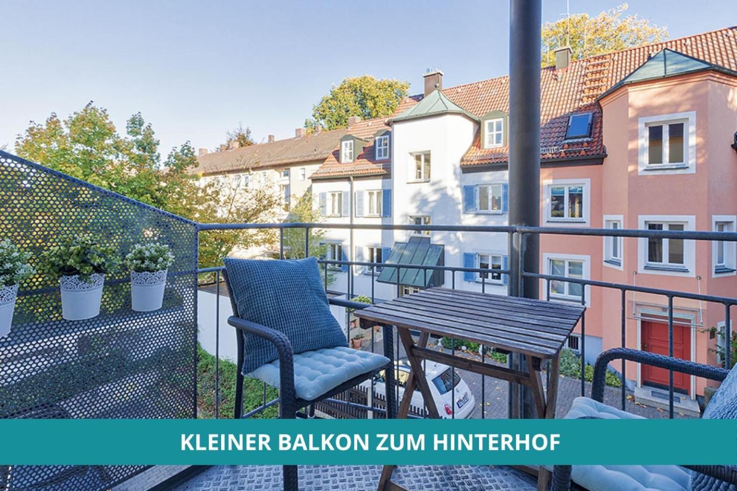 Apt Wahnfried Nr1 - Cityapartment Mit Kueche, Duschbad, Balkon, Parkplatz - Zentral Aber Ruhig Bayreuth Luaran gambar